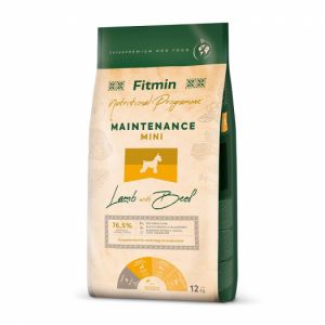 Fitmin dog mini maintenance lamb beef - 12 kg